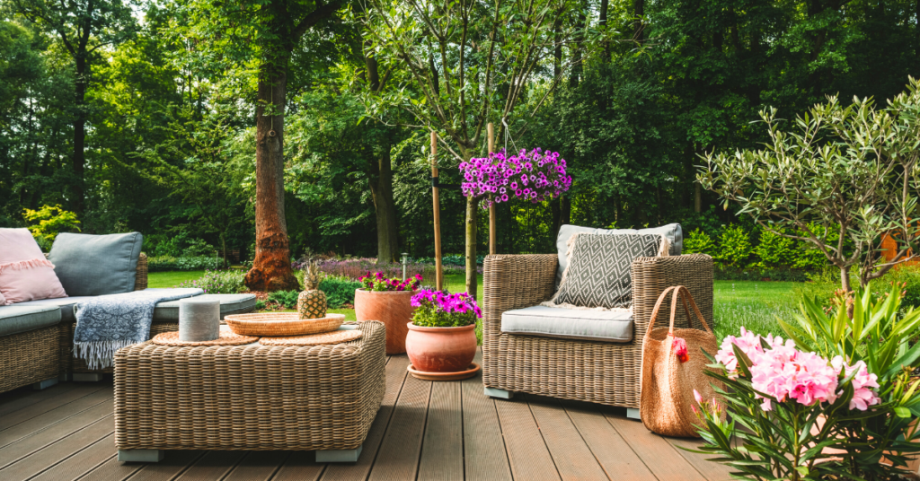 outdoor living space