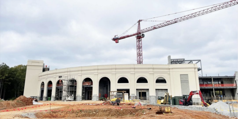 amphitheater under construction